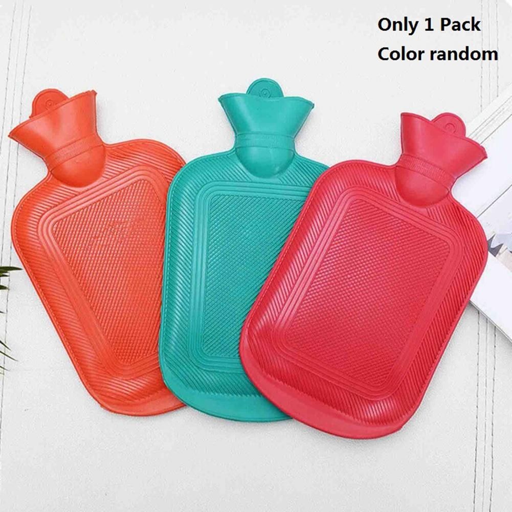 Thick Hot Water Bag Rubber Winter Warm Hot Water Bag Hand Warmer Girls Pocket Hand Feet Warm Water  1 Pack 500ML