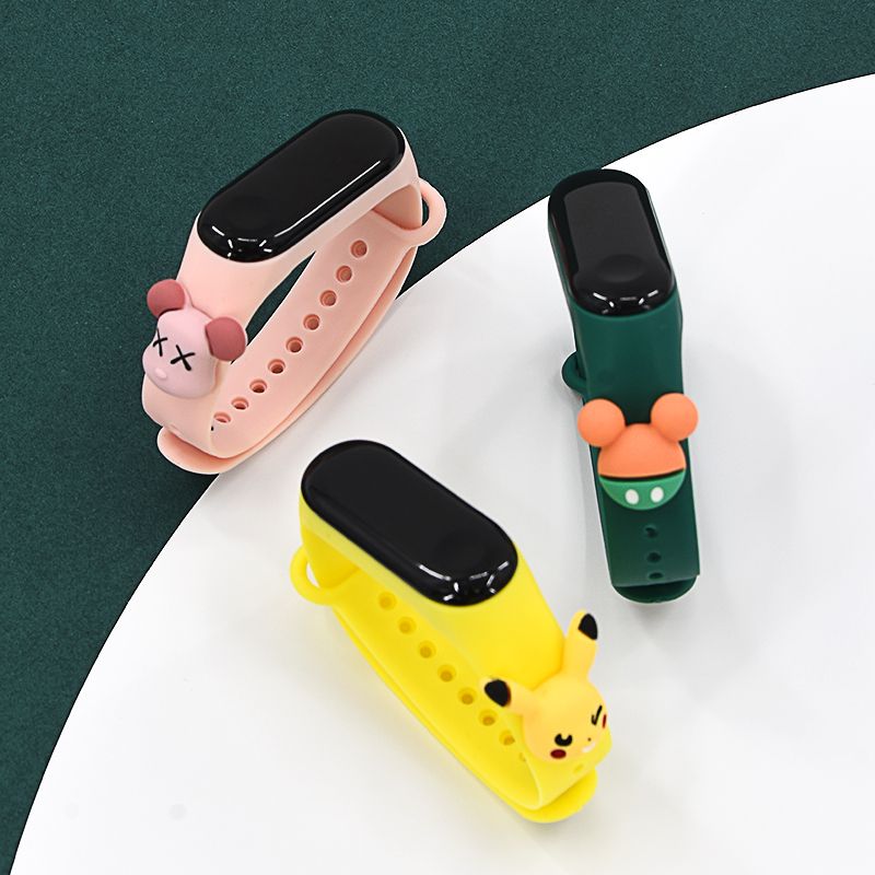 Cartoon Children LED Electronic Touch Screen Watch