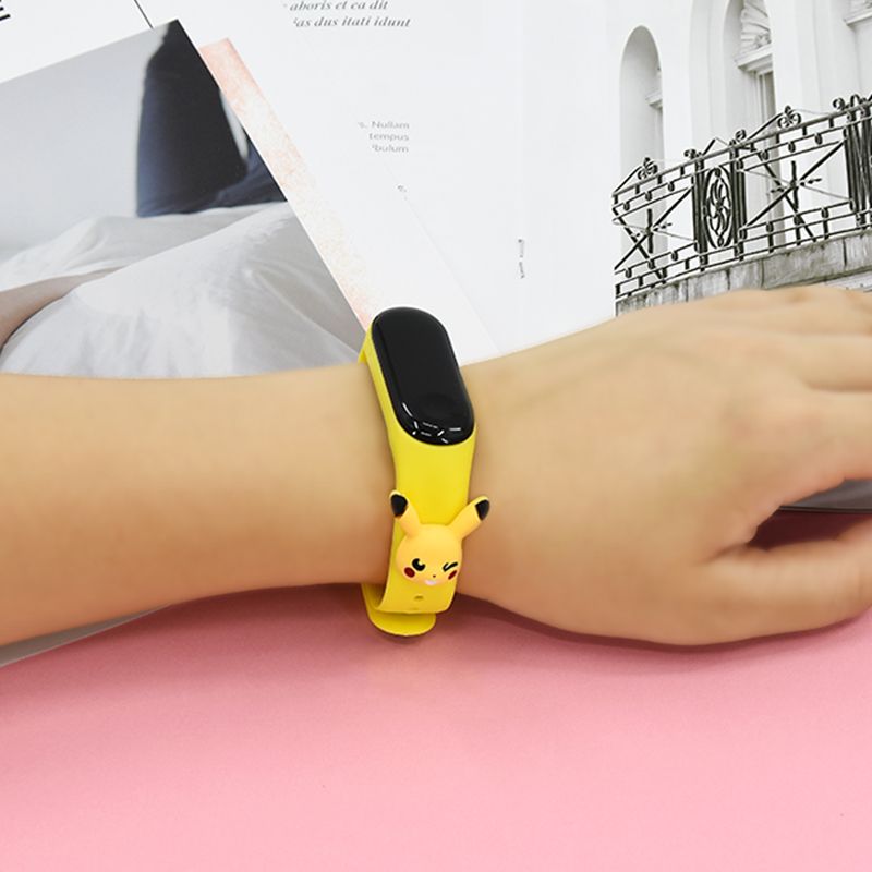 Cartoon Children LED Electronic Touch Screen Watch