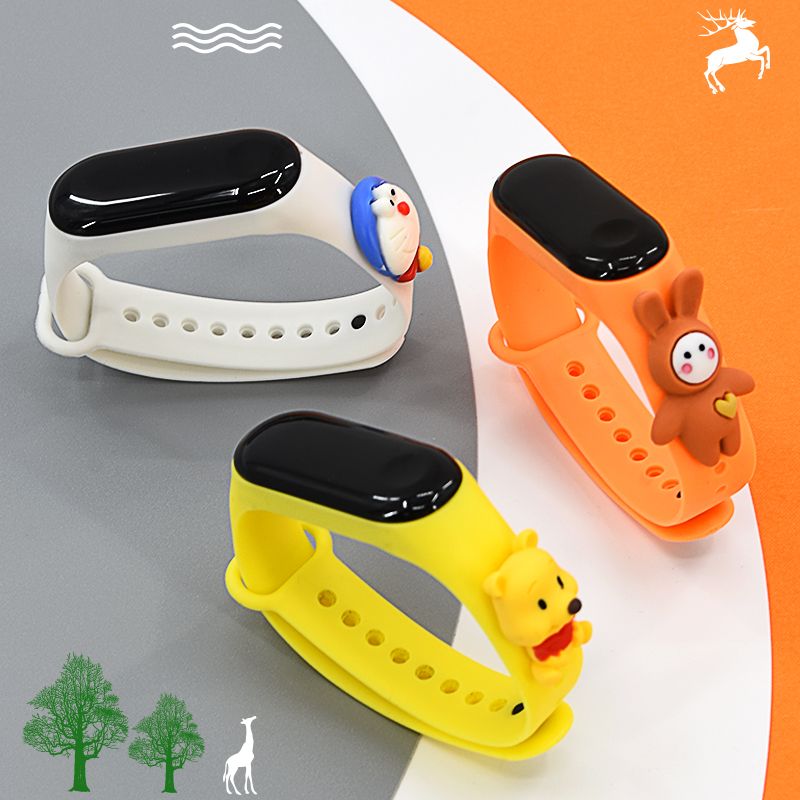 Cartoon Children LED Electronic Touch Screen Watch