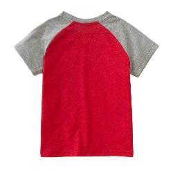 Boys Pocket T-Shirt By Lightning Bug- Red