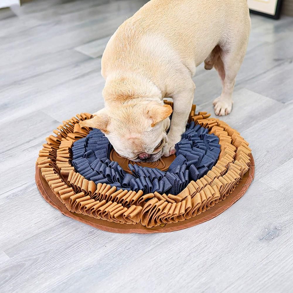 Doglemi Snuffle Mat for Dogs,Dog Snuffle Mat for Dogs and Cat,Dog Puzzle Toys, Dog Lick Mat,Stress Relief Interactive Blue