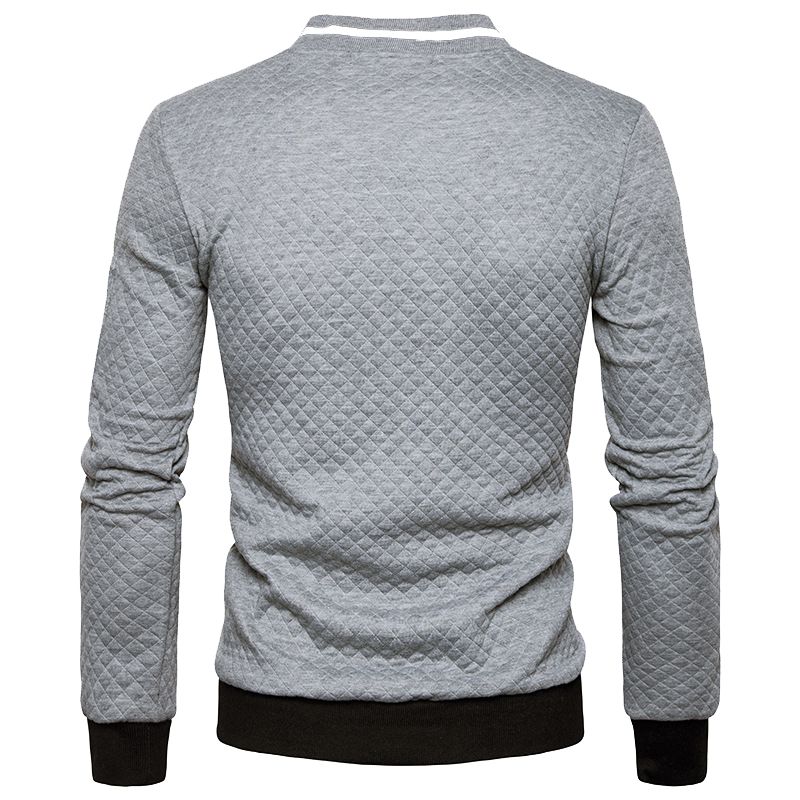 Mens Lightweight Varsity Casual Windbreak Coats - Gray