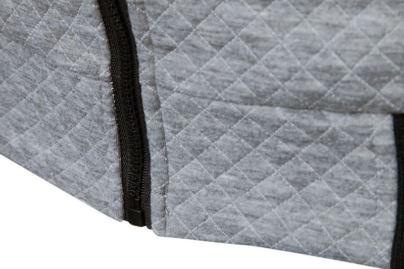 Mens Lightweight Varsity Casual Windbreak Coats - Gray