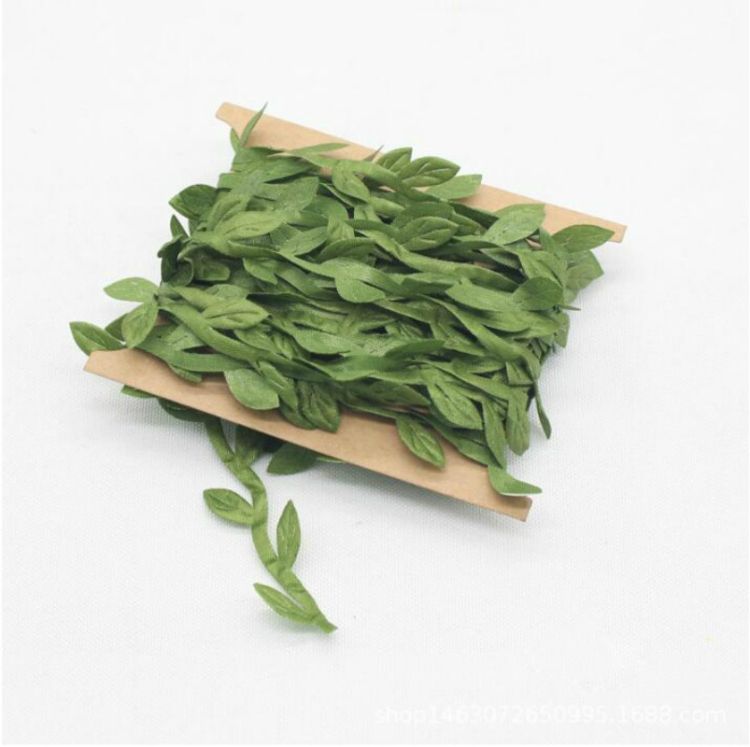 10 PCS Cloth Leaf Garland Decoration 5 Meters / Card