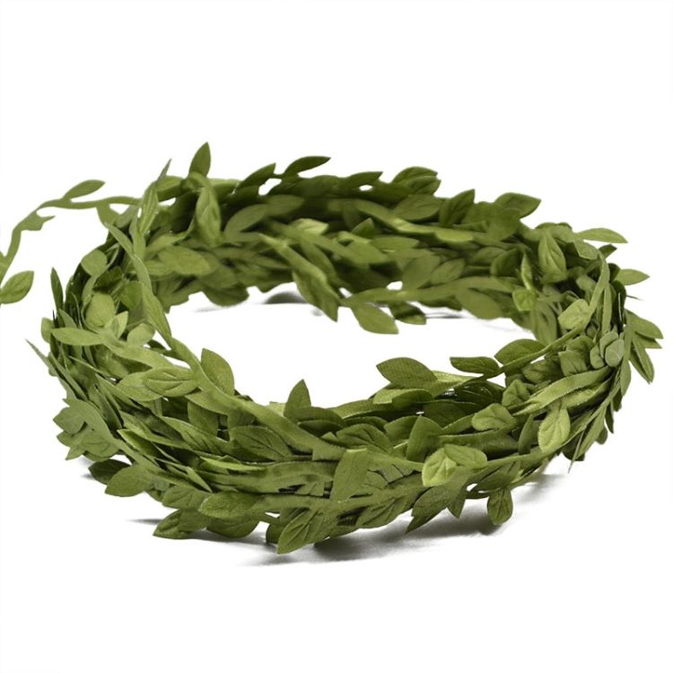 10 PCS Cloth Leaf Garland Decoration 5 Meters / Card