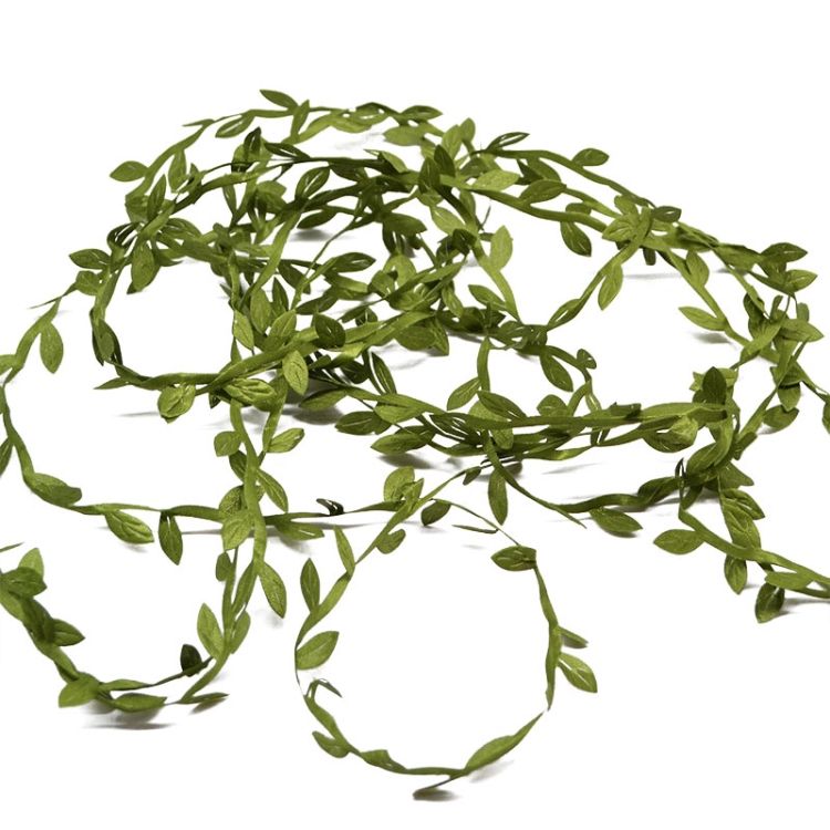 10 PCS Cloth Leaf Garland Decoration 5 Meters / Card