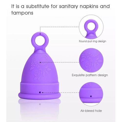 Menstrual Period Cup (S) Purple
