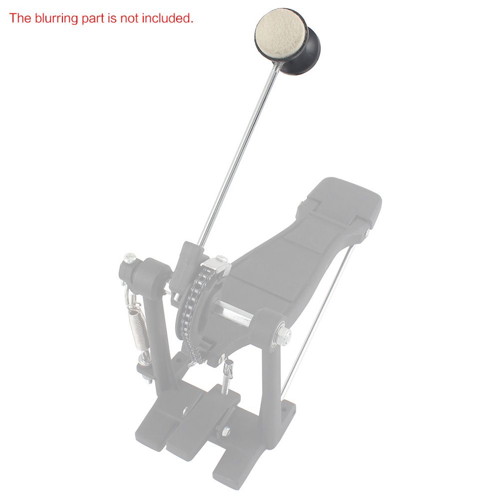 Drum Pedal Wool Felt Stainless Steel Handle 1pcs Instrument