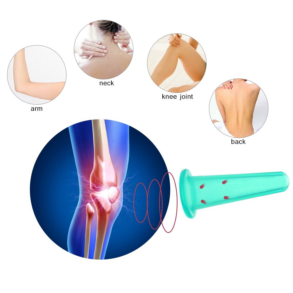 Cellulite Random Cupping Vacuum Colors Silicone Treatment 4Pcs/Set Cupping Care Cup Body Health Device Anti Massage