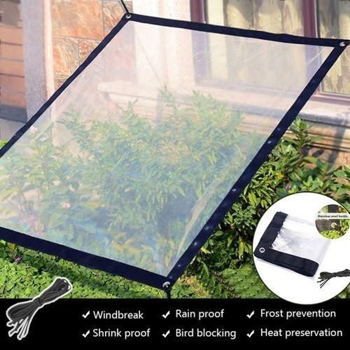 1.8X1M Balcony Window Transparent Rainproof Cloth