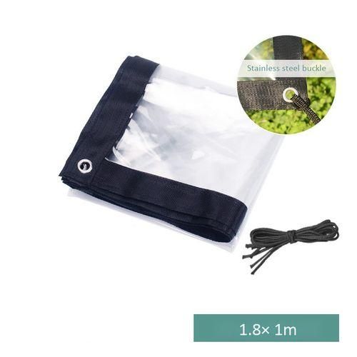 1.8X1M Balcony Window Transparent Rainproof Cloth