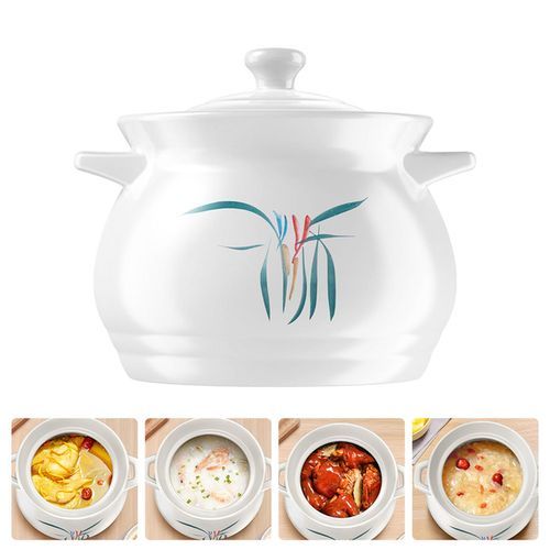Ceramic Clay Pot Cooking Earthenware Casserole Stew Soup