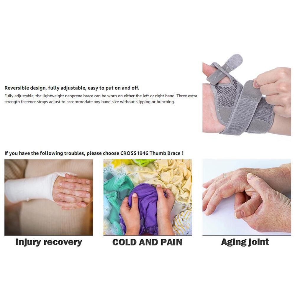 1Pcs Medical Sport Wrist Thumbs Stabilizer Splint Hands Support Finger Holder
