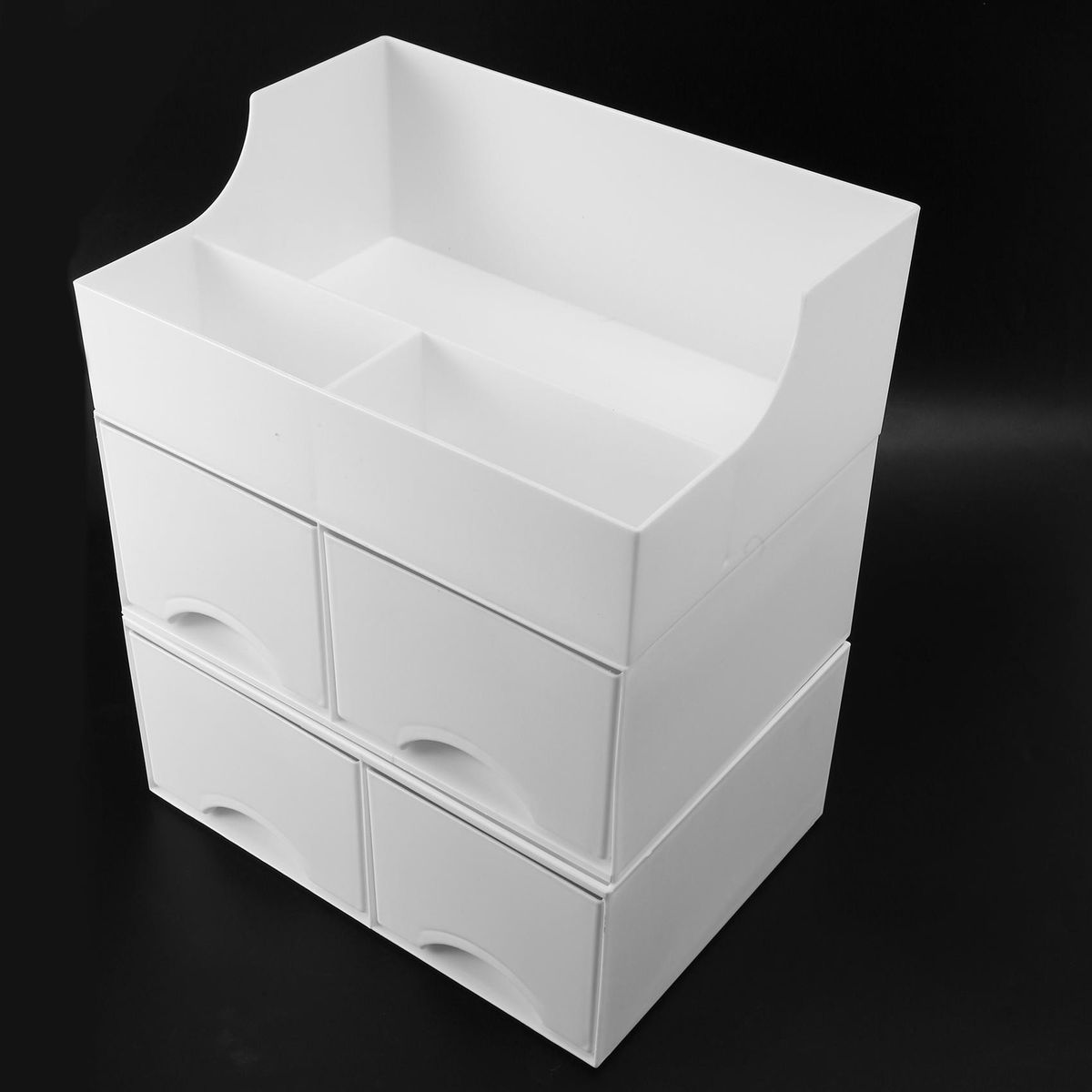 Plastic Desktop Organizer Drawer Jewelry Case Three Layers O