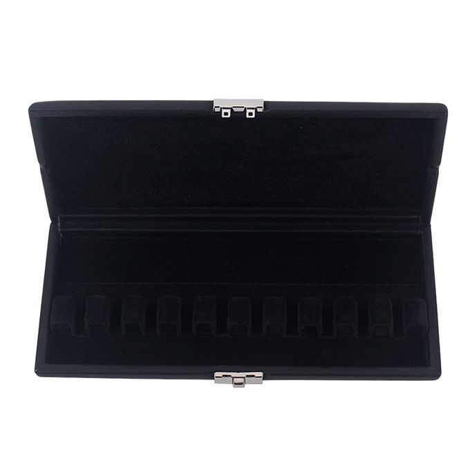 Musical Instrument Oboe Reeds Holder Box Case Wood & PU Leather For 10