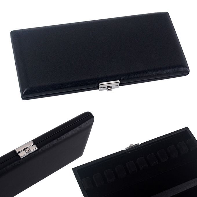 Musical Instrument Oboe Reeds Holder Box Case Wood & PU Leather For 10