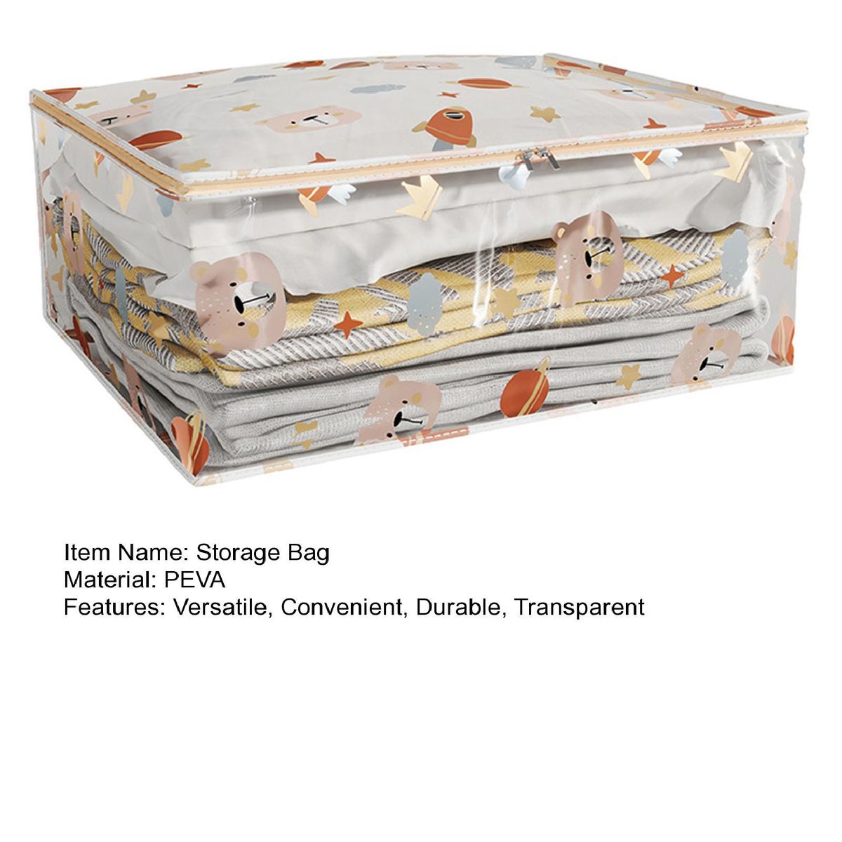 Transparent Peva Storage Bag Clearvue Quilt Storage Bag for Home