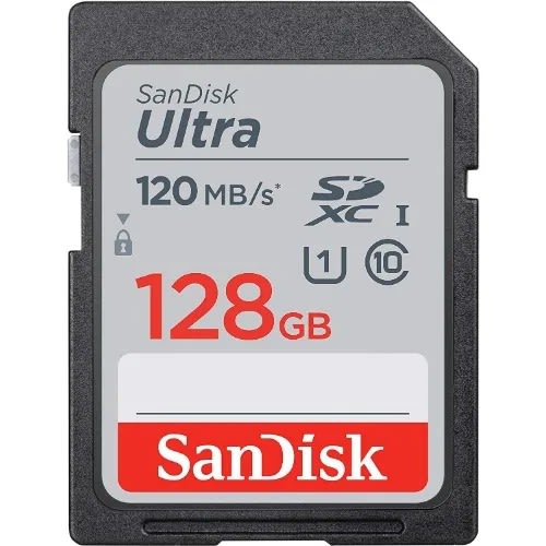 Ultra 128GB Sdxc Memory Card C10 120mb/s