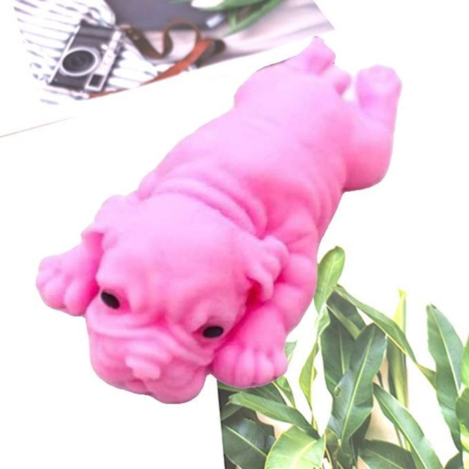Anime Squishy Dogs Toys Stress Party De Ompression  Reative  Ulation Puzzle-pink-14cm