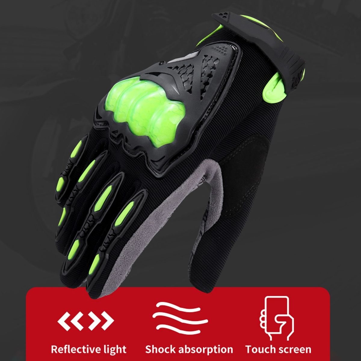 Men's Women Warm Motorcycle Gloves Waterproof Touching