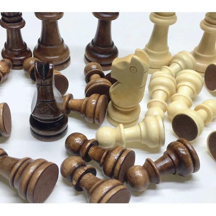 32pcs high-grade Funny wooden chess piece grid International checkers Chess Board Game Sports Entertainment  chess pieces