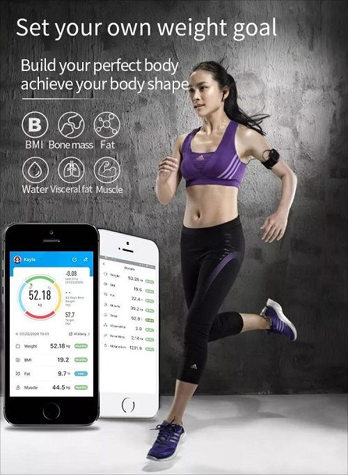 Digital Body Fat Weight Scale Bluetooth USB Scale
