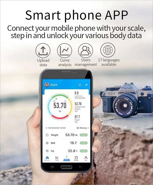 Digital Body Fat Weight Scale Bluetooth USB Scale