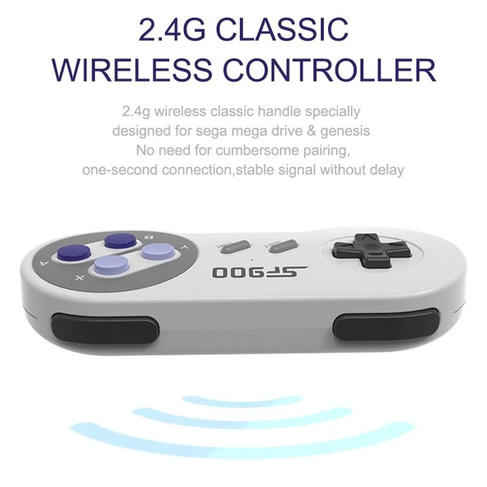 SF900 Handheld Game Player 4700 Games Retro Video Game Console 4GB HDMI-compatible 2.4G Wireless for Sega Mega Drive