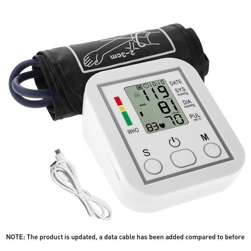 Blood Pressure Monitor Health Meter BP Heartbeat Test + Usb