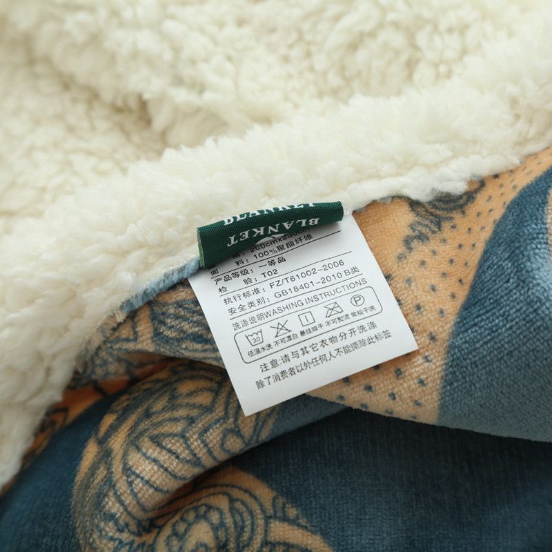 Flannel Blanket,Warm Breathable Cotten Blanket,90*120*3cm