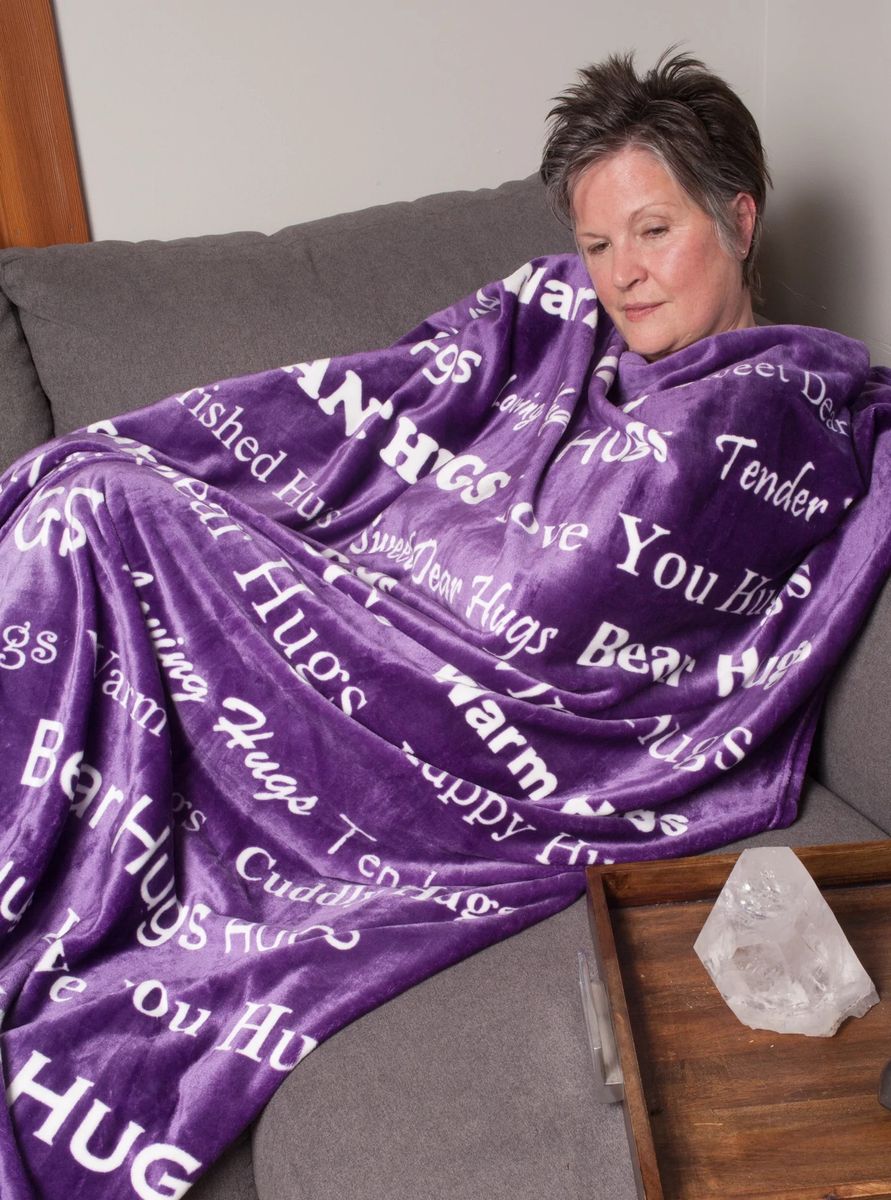 To My Wife Mother Gift Blanket Soft Throw Letter Blanket