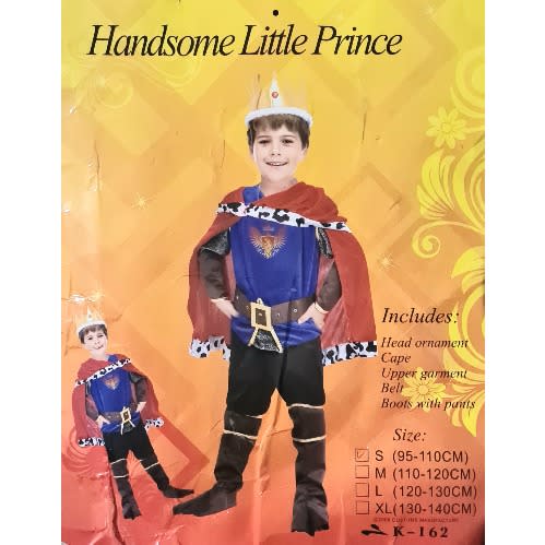 Prince Story Book Dress Costume - Complete Set