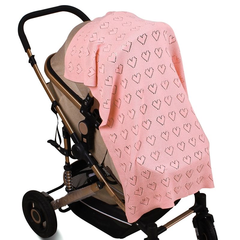 Baby Knit Love Hollow Windproof Air Conditioner Blanket