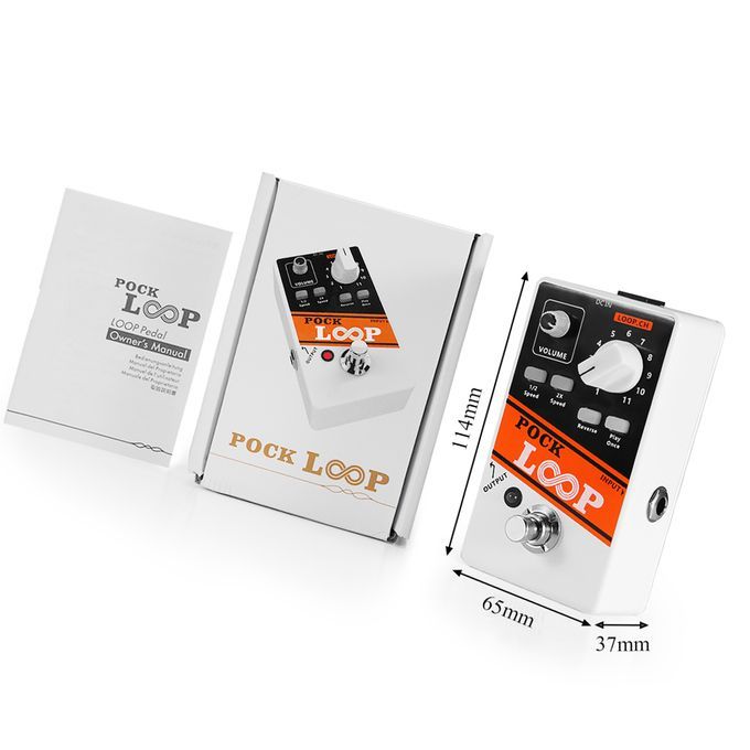 POCK LOOP Looper Guitar Effect Pedal 11 Loopers Max.330mins