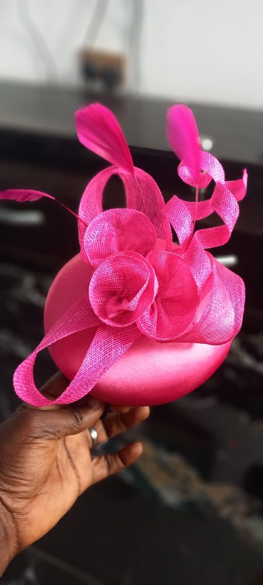 Fuchsia Pink Fascinator
