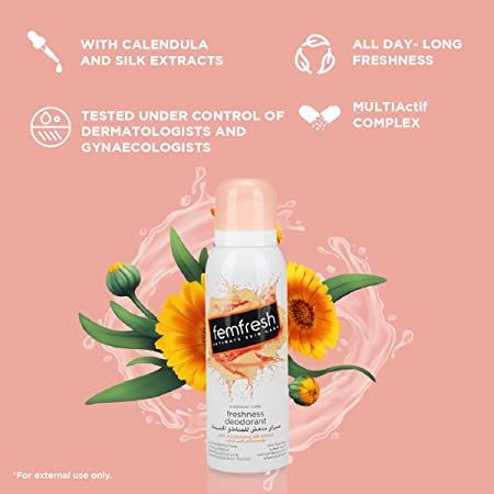 Femfresh Intimate Daily Deodorant - Gentle Vaginal Odour Protection -125ml