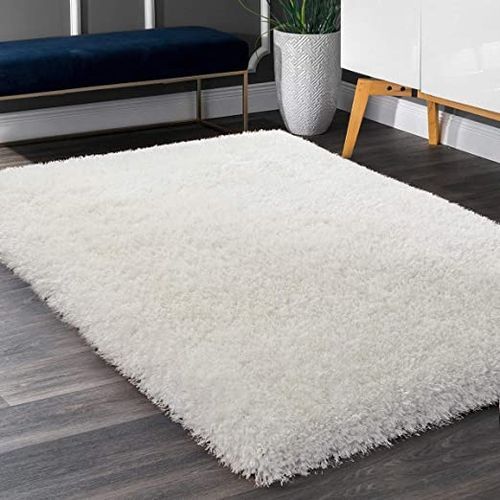 Vip Turkey Shaggy Centre Rug -white