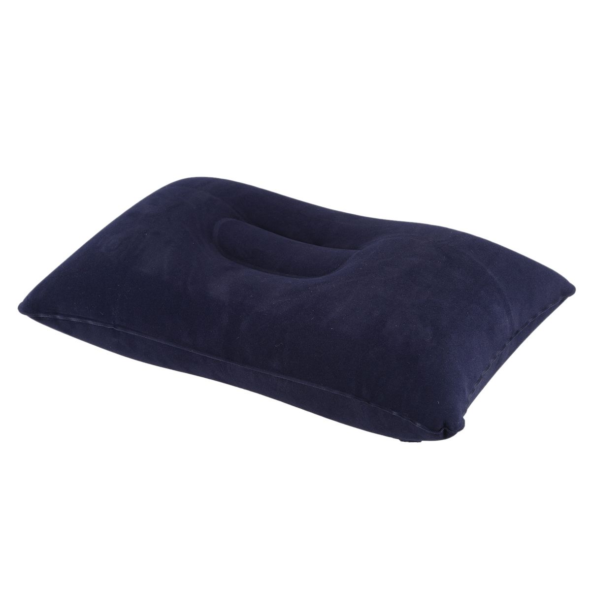 2PCS INFLATABLE TRAVEL PILLOW In CAR Deep Blue