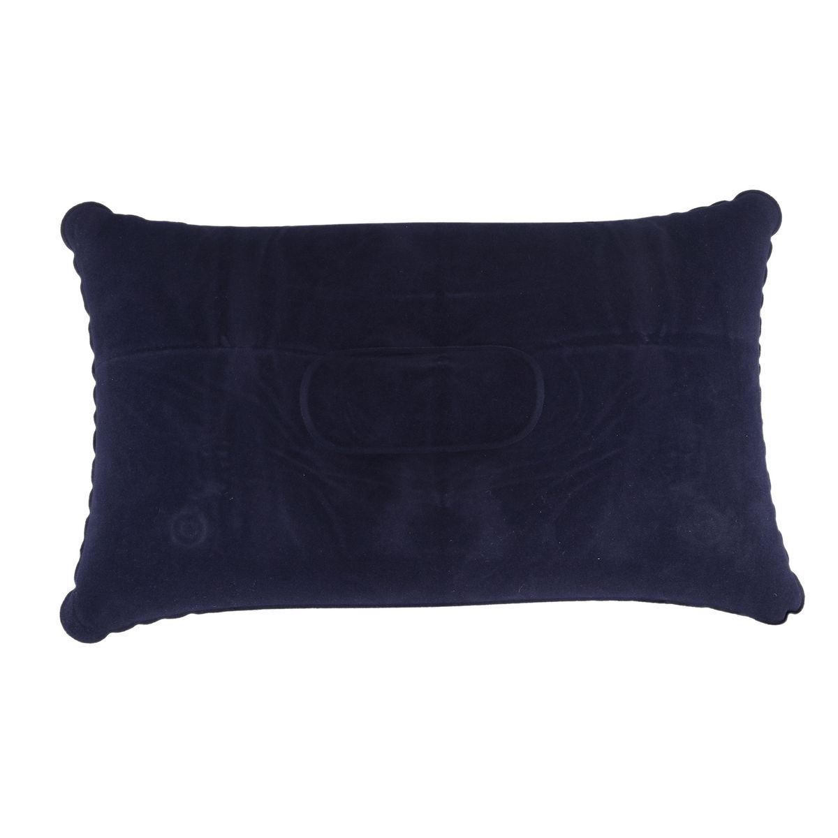 2PCS INFLATABLE TRAVEL PILLOW In CAR Deep Blue