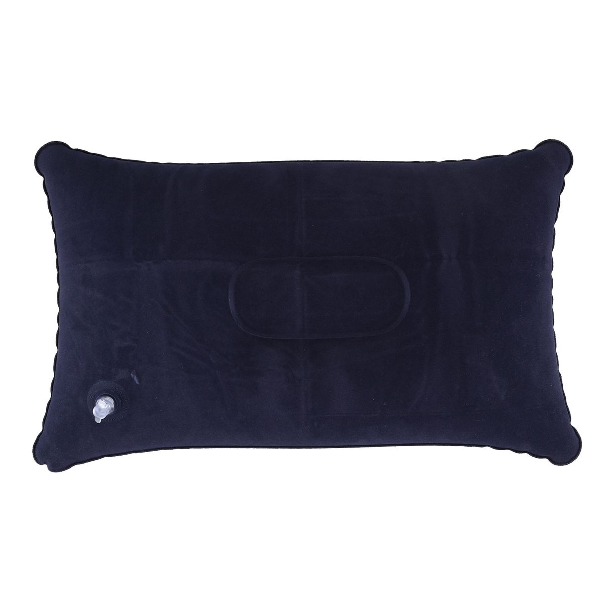 2PCS INFLATABLE TRAVEL PILLOW In CAR Deep Blue