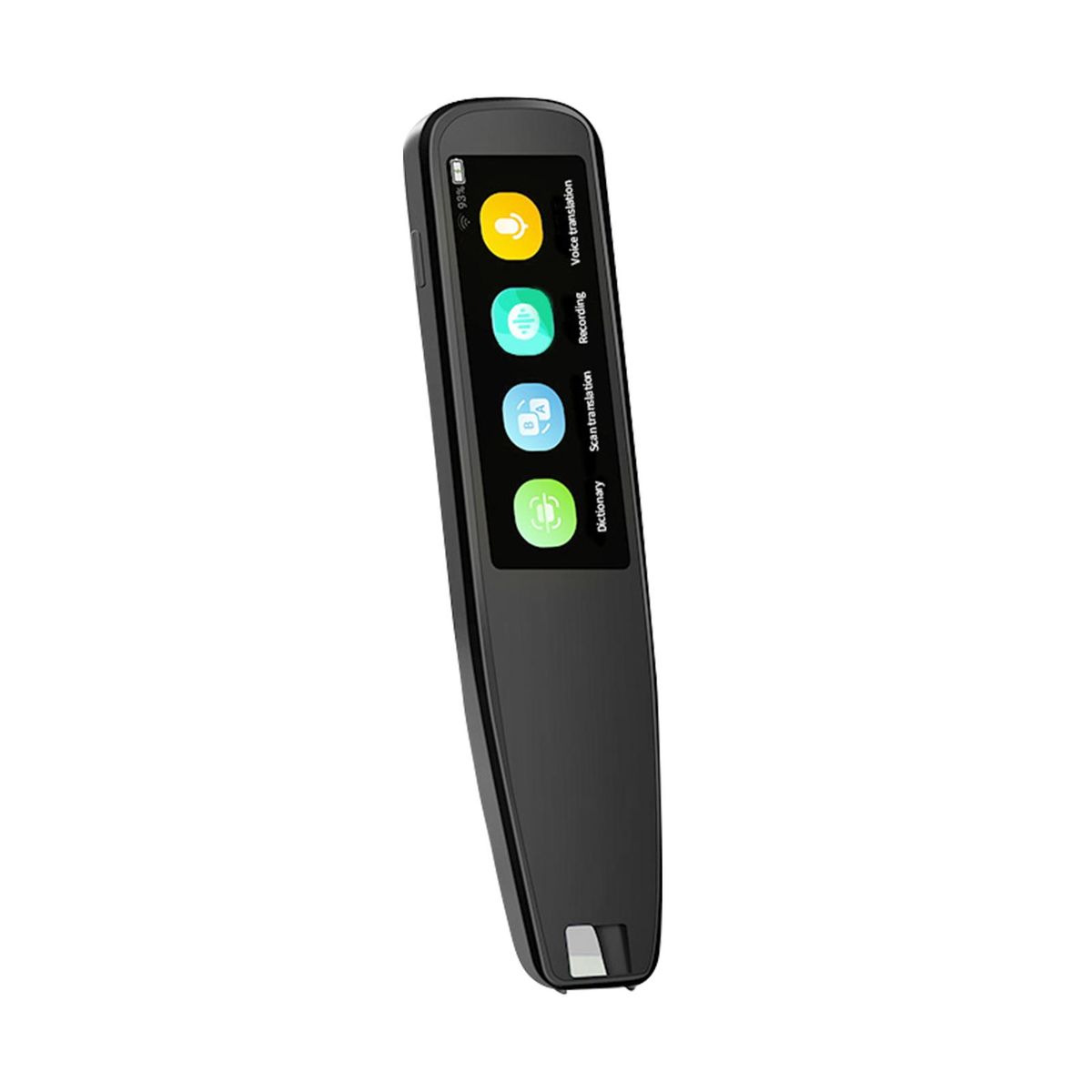 DOSMONO Dictionary Translation Pen Scanner Text Scanning Reading Translator Device Multilingual Scanner WiFi/Hotspot Connection/Offline Recording Pen Support 112 Languages Chinese/English/Japanese/Korean Voice Translation Rec