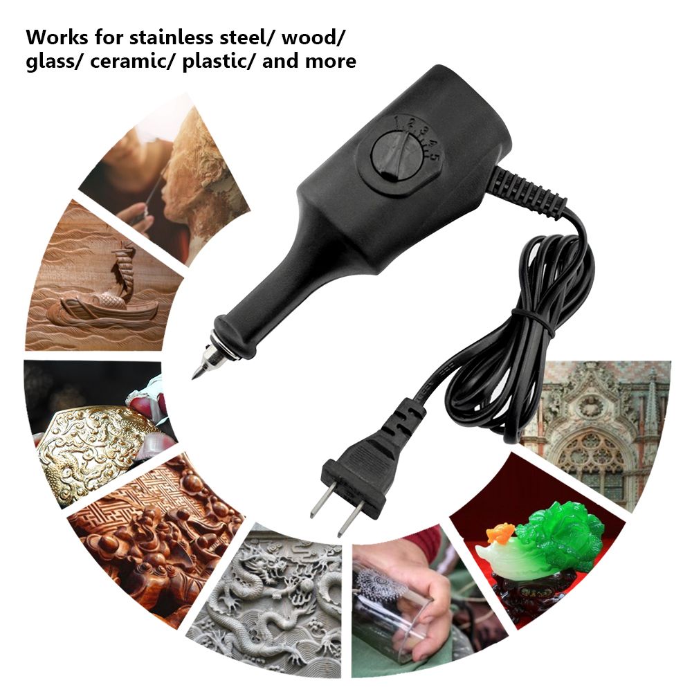 Electric Engraver Pen Engraving Tool Kit Portable DIY