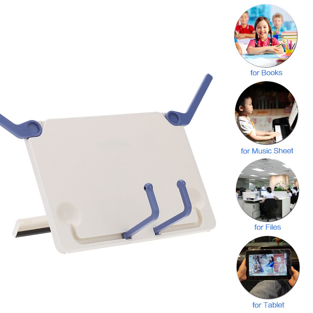 Portable Foldable Bookend Bookstand Bookholder Frame For