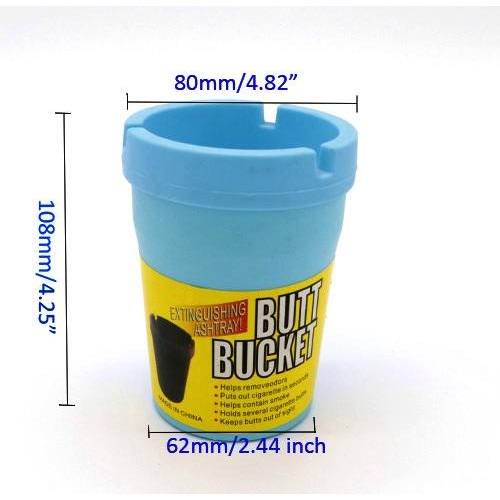 Eco-friendly Plastic Car Ashtray With Lid Portable Cigarette Ashtray Cup