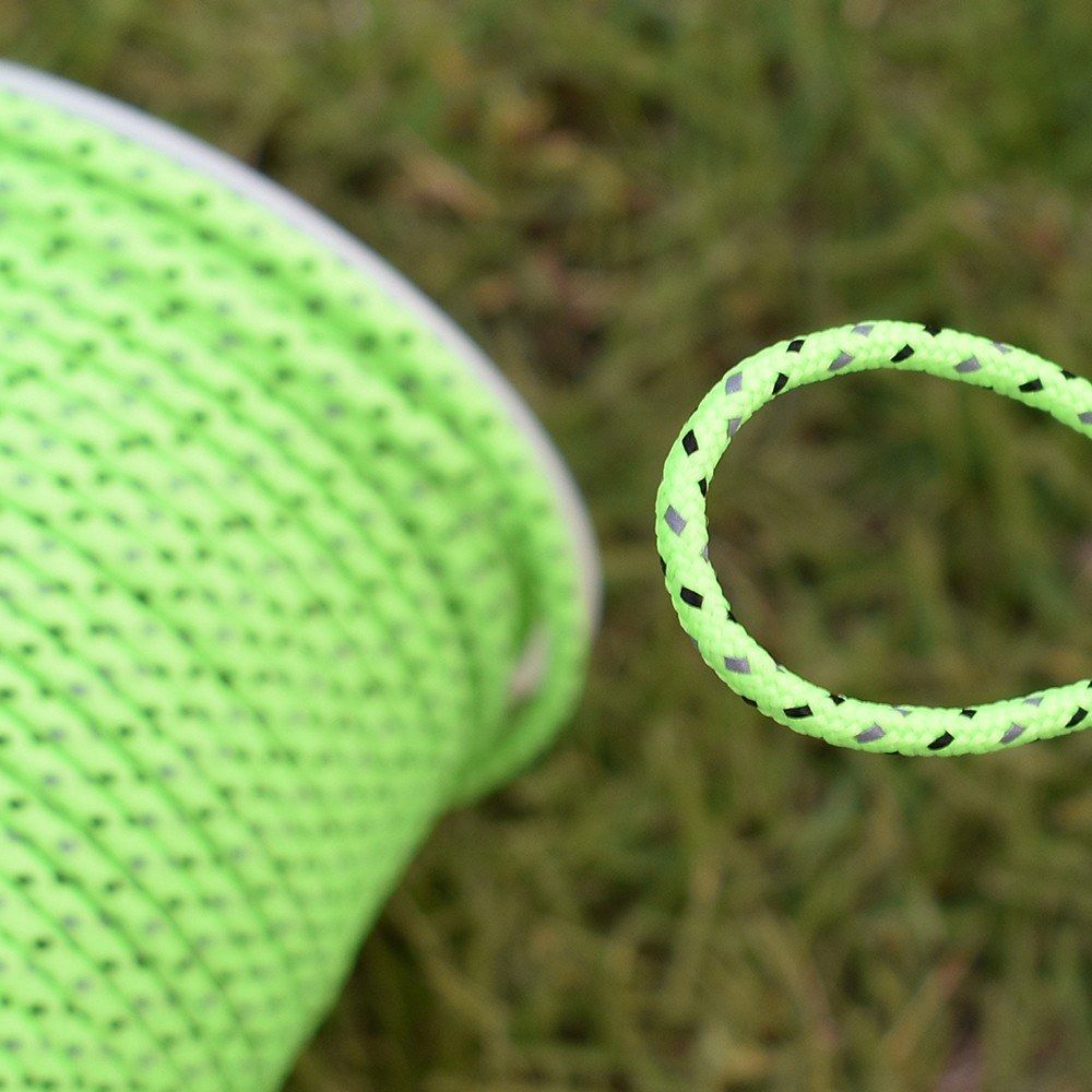 50M Reflective Rope Paracord Outdoor Gear Lanyard 1 Inner