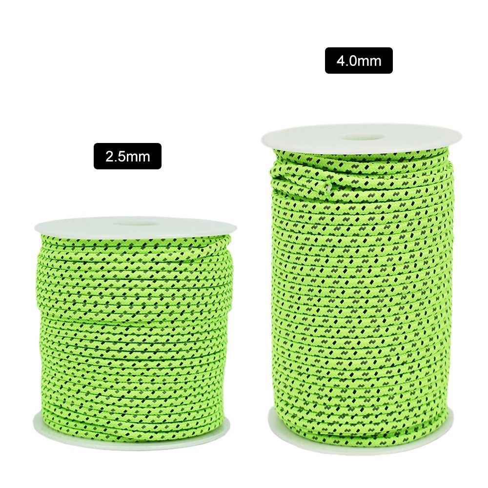 50M Reflective Rope Paracord Outdoor Gear Lanyard 1 Inner