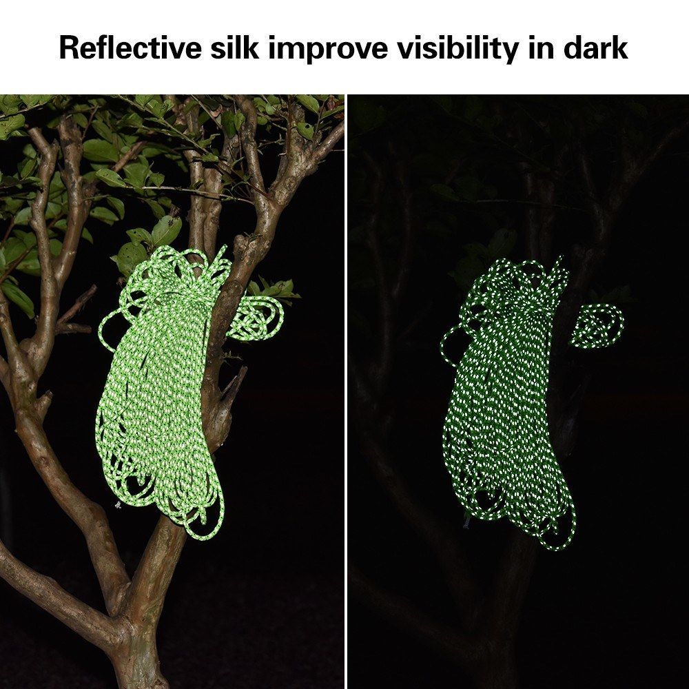 50M Reflective Rope Paracord Outdoor Gear Lanyard 1 Inner