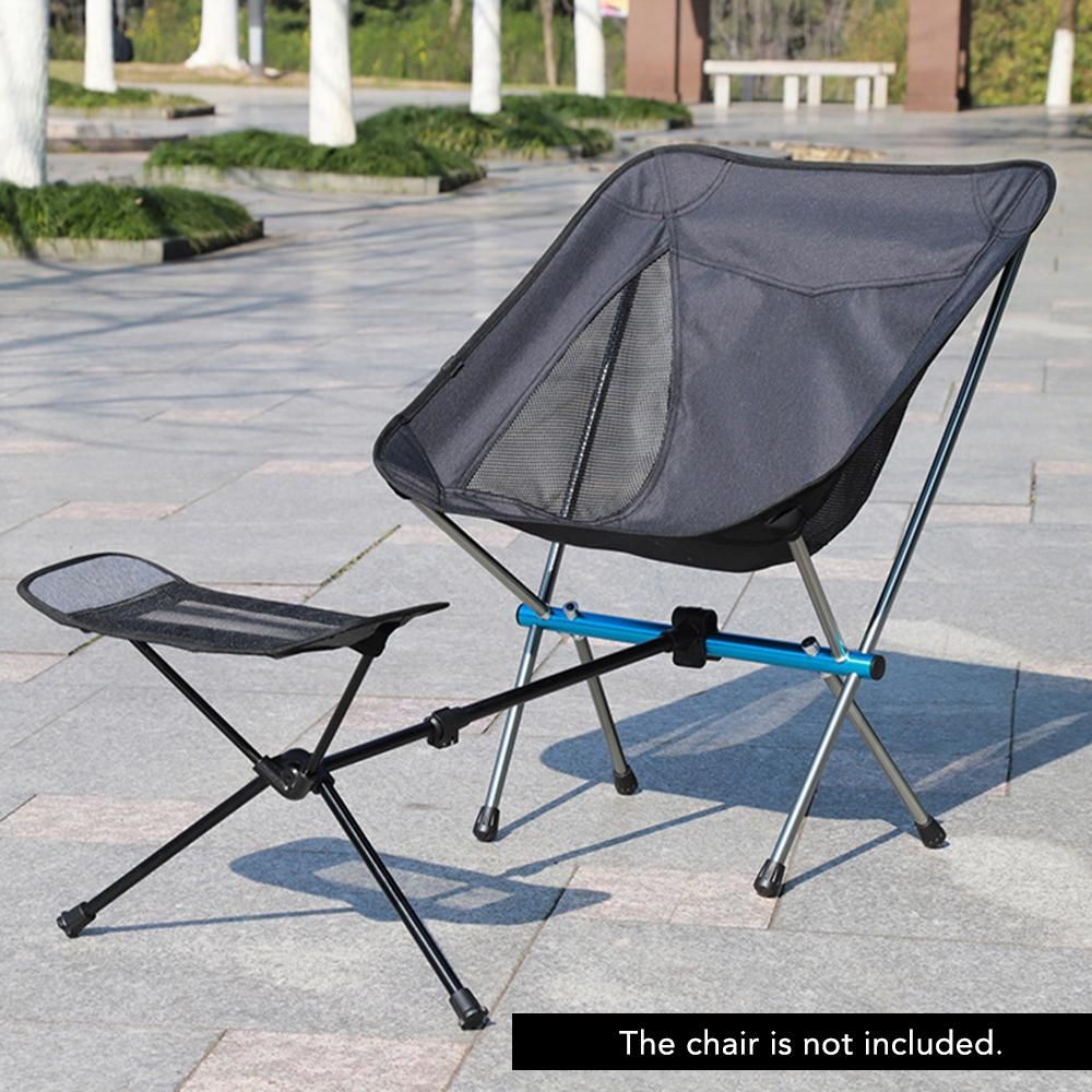 Portable Stool Aluminum Alloy Footstool Collapsible Beach Camping Chair Folding Outdoor Fishing Foot Rest Foot Recliner