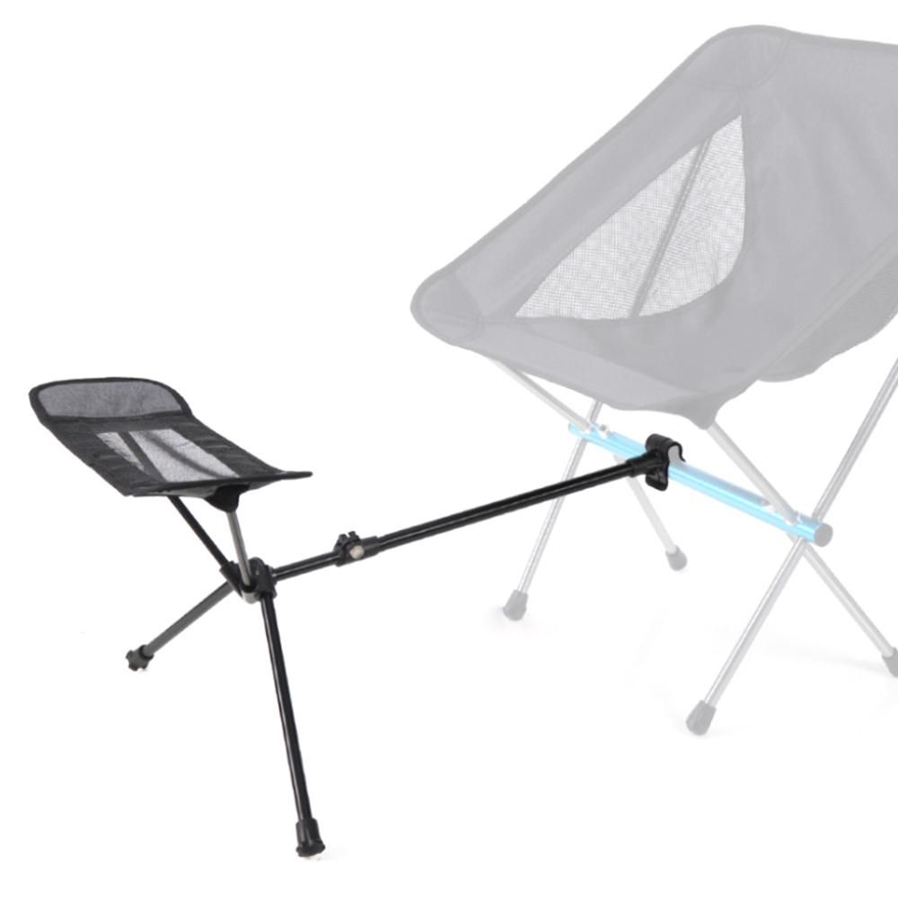 Portable Stool Aluminum Alloy Footstool Collapsible Beach Camping Chair Folding Outdoor Fishing Foot Rest Foot Recliner